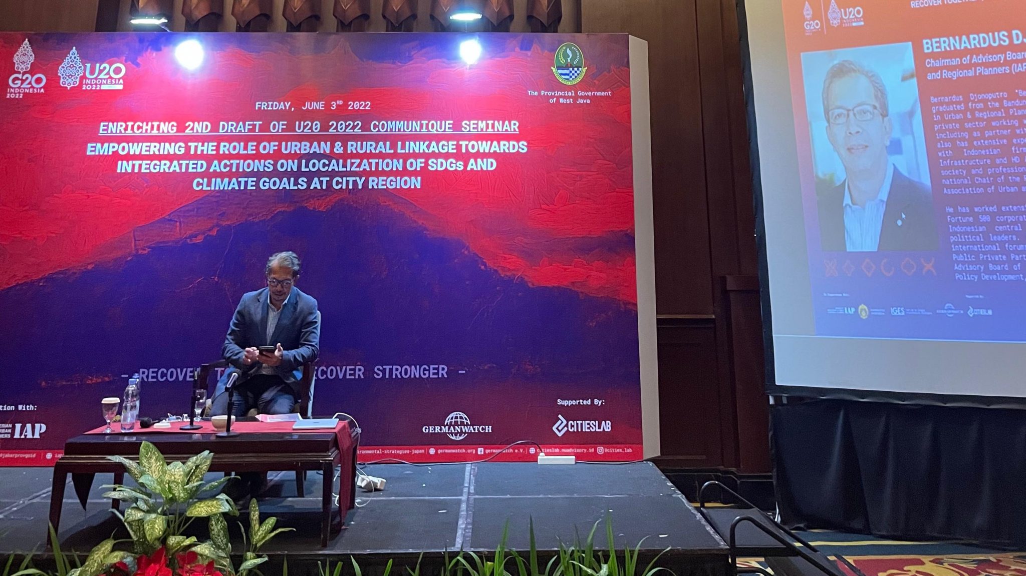Citieslab supports IAP and Government of West Java Province in hosting “Empowering the Role of Urban-Rural Linkage Toward Integrated Action on Localization of SDGs and Climate Goals at City Region.”