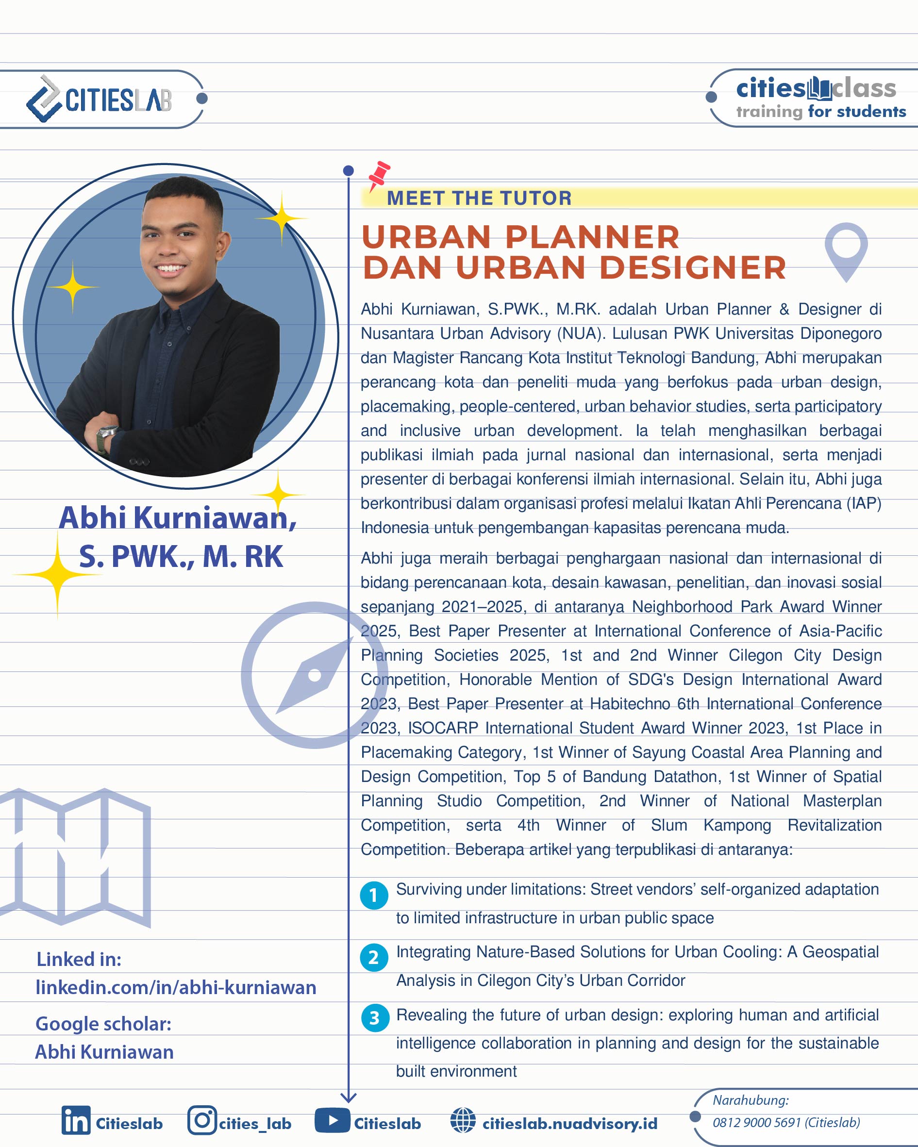 Citiesclass Vol 4 - Scientific Article Writing 101: Transform Your Urban Planning & Design Research into a Publishable Paper