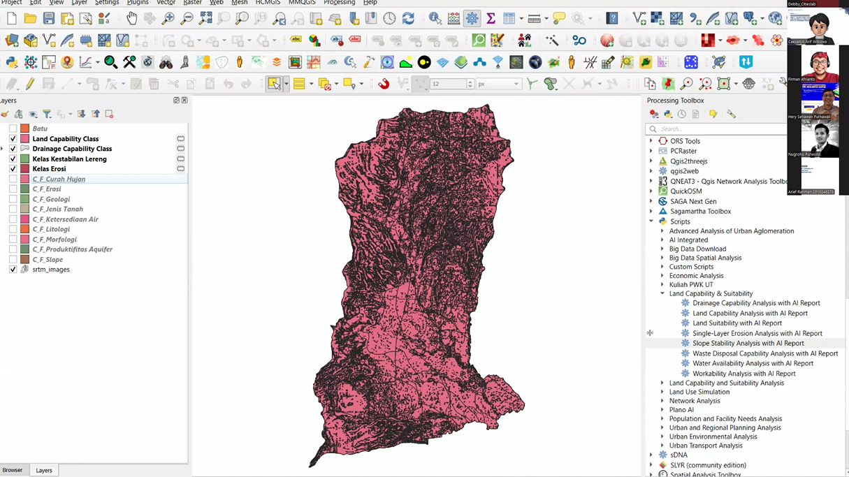 Chapter 9 - Praktikum Land Capability Analysis & Single Layer Erosion Analysis