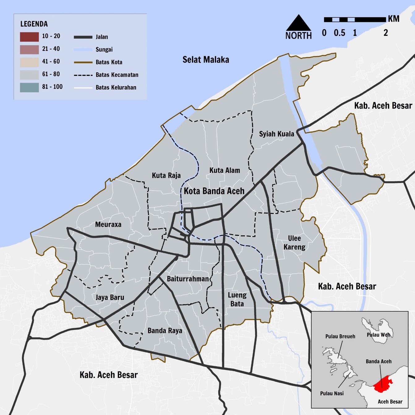 Banda Aceh Livable City Index 2021