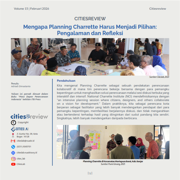 Citiesreview 15: Mengapa Planning Charrette